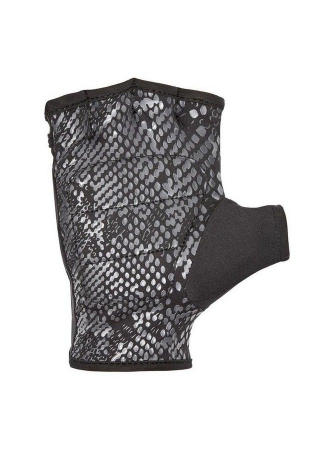 اديداس قفازات تدريب رياضية مع إغلاق فيلكرو للنساء أسود ورمادي مقاس كبير ADGB-15023BK - Image 3